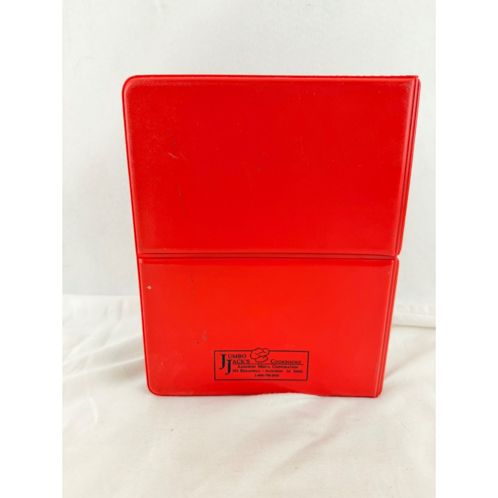 Vintage 1997 WHS Booster Club Cookbook Williamsburg Iowa Red Binder Jumbo Jack's - Picture 2 of 16